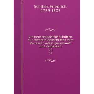   gesammelt und verbessert. v.2 Friedrich, 1759 1805 Schiller Books