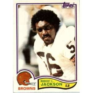  1982 Topps # 65 Robert L. Jackson Cleveland Browns 