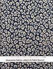 European Textiles Upholstery Fabric Leopard Blue Tan 23 yards 1495 