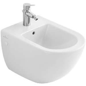 Villeroy And Boch 740000R1 Subway Bidet (Over The Rim Style) In Whit 