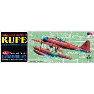  Guillows Nakijima A6M2 N Rufe Model Kit Toys & Games