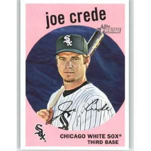  2008 Topps Heritage High Number #640 Joe Crede   Chicago 