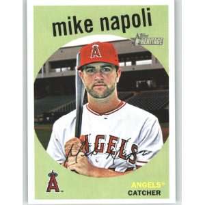  2008 Topps Heritage High Number #587 Mike Napoli   Los 
