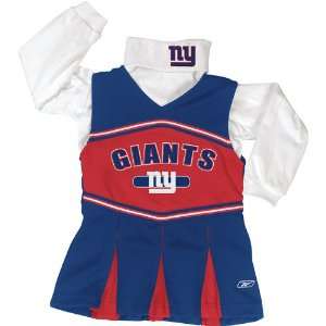  Reebok New York Giants Girls (7 16) Cheer Jumper Sports 