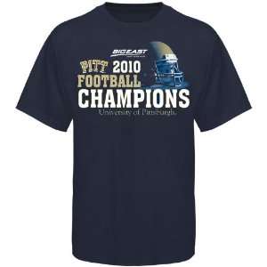  Pittsburgh Panthers Navy Blue 2010 Big East Conference 