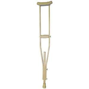  Wood Crutches with Grips Tips & Pads / Adult 42   56 