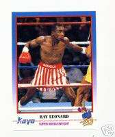 1991 KAYO SUGAR RAY LEONARD BOXING CARD ~ L@@K  