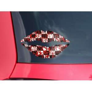  Lips Decal 9x5.5 Insults Automotive