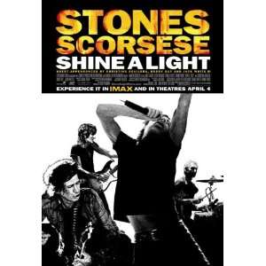 Shine a Light (2008), Original Double sided Movie Theatre Poster 