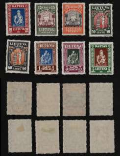 Lithuania, 1933, SC 277c 277k, mint. b8850  