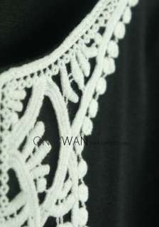 WAN★Victorian Vintage Eyelet Embroidery Blouse Top  