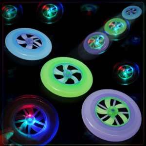   flash frisbee luminous ufo ufo wheel type lights 1pcs Sports