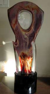 DINO ROSIN   RELAX   CALCEDONIA GLASS SCULPTURE MURANO  