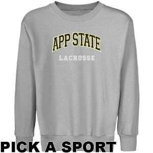Appalachian State Mountaineers Youth Ash Custom Sport Arch Applique 