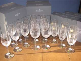   18 WATERFORD ALANA ESSENCE GLASSES ALL NEW ORIGINAL BOXES  