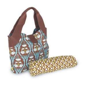  Wildflower Diaper Bag in Passion Lily Turquoise Baby