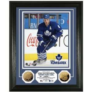 Toronto Maple Leafs Mike Komisarek 24KT Gold Coin Photo Mint  