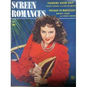    PAULETTE GODDARD Screen Romances April 1944 Screen Romances Books