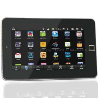 Mobile Phone MID VIA8650 Android Tablet PC 4GB 256M WiFi Cam Flash 