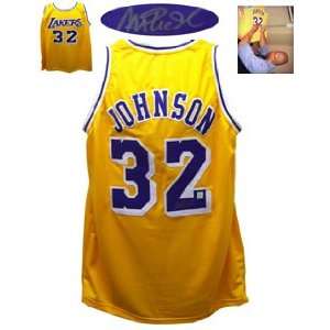 Signed Magic Johnson Autographed LA Lakers Jersey SSG COA Certificate 