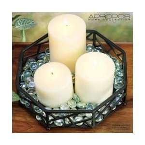  Apropos Black Hexagonal Candle Holder Tray With Votives 