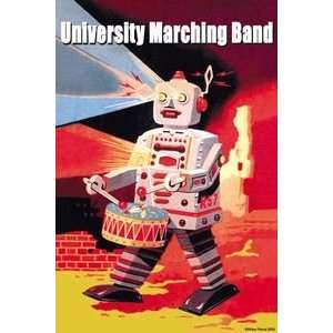  University Marching Band   12x18 Gallery Wrapped Canvas 