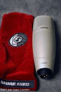 Shure KSM32 SL Condenser Microphone Mic Case Mount NEW  