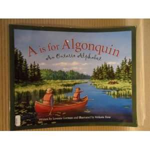   for Algonquin An Ontario Alphabet Lovenia Gorman  Books