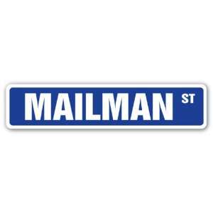  MAILMAN Street Sign APWU RFD postal postage mail Patio 