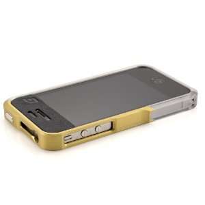  Case API4 1112 Y3S0 Vapor Pro Yellow and Silver Case for iPhone 4 