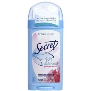  Secret Invisible Solid Antiperspirant Deodorant Powder 2.6 