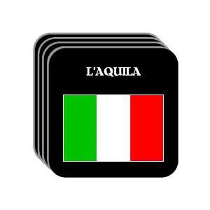  Italy   LAQUILA Set of 4 Mini Mousepad Coasters 