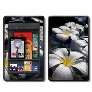  Kindle Fire Skins Kit   Plumeria Pedals Floating Water Creek 