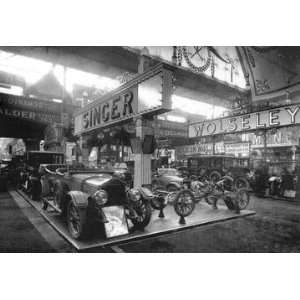  Olympia Motor Show London 12x18 Giclee on canvas