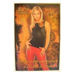   Buffy The Vampire Slayer Poster Hot Red Leather Pants