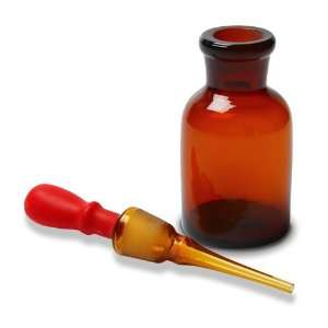   30ml Amber Glass Dropping Bottle With Glass Dropper (Case of 120