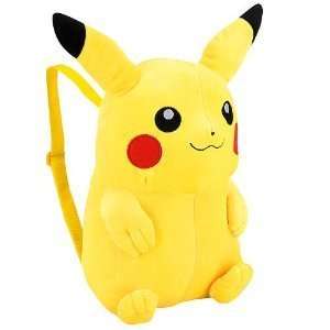  Pokemon Best Wishes Black & White Plush Backpack Pikachu 