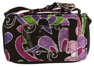 Vera Bradley Purple Punch All In One Phone Case Wallet Bag New  