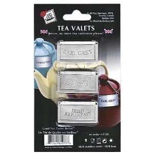  Stainless Steel Tea Valets   Green Tea, Black Tea, Herbal 