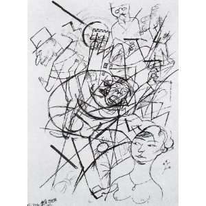   Reproduction   George Grosz   32 x 44 inches   riot