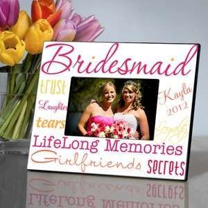  Personalized Kaleidoscope Bridesmaid Picture Frame 