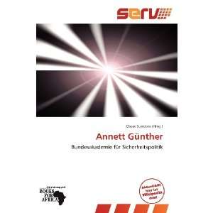   Annett Günther (German Edition) (9786138616870) Oscar Sundara Books
