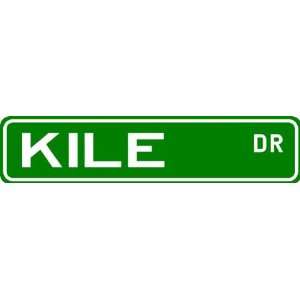 KILE Street Sign ~ Family Lastname Sign ~ Gameroom, Basement, Garage 