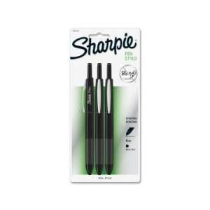  Sharpie Retractable Soft Grip Fine Point Pen   Black 