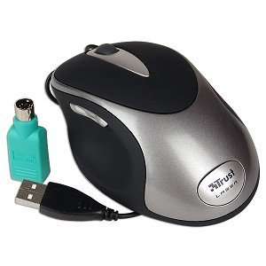  Trust MI 6200 USB & PS/2 5 Button Laser Combo Mouse 