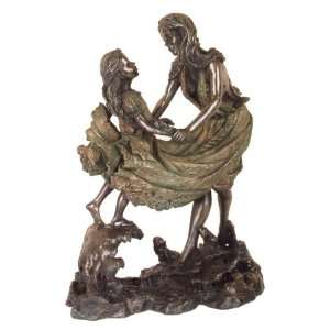  Mothers Kiss Bronze Art Sculpture