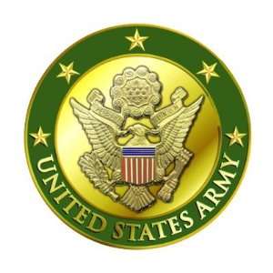  US Army Logo Green Sticker 