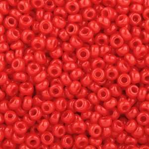  TOHO Seed Beads Round 8/0 OPAQUE PEPPER RED