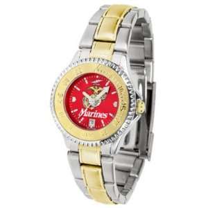  US Marines Competitor AnoChrome Ladies Watch with Two Tone 