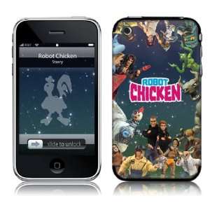   MS ROCH10001 iPhone 2G 3G 3GS  Robot Chicken  Starry Skin Electronics